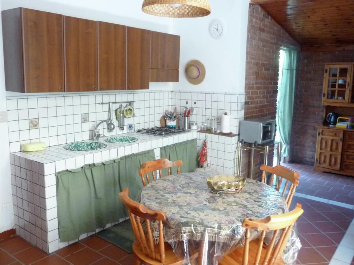 Casa Unifamiliar Con Jard N Privado Villa Agnone Bagni Exteriör bild